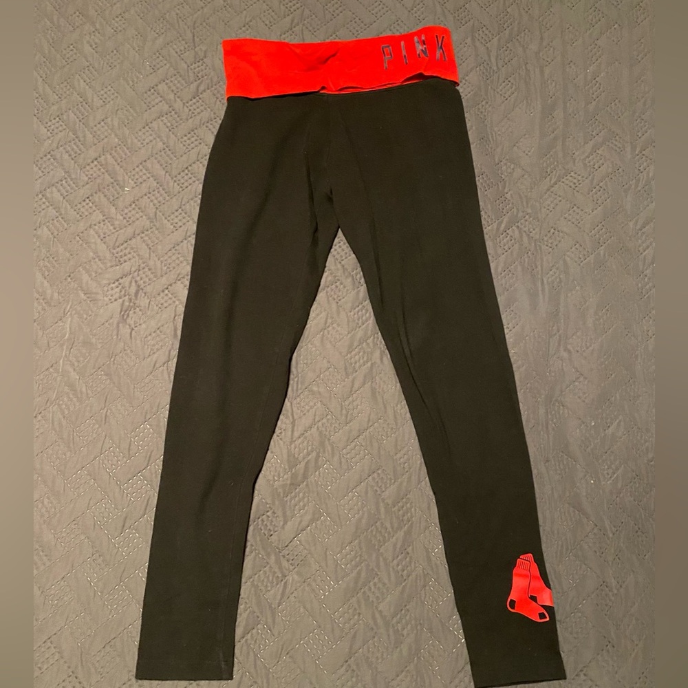 Pink Victoria’s Secret XS leggings Boston red socks